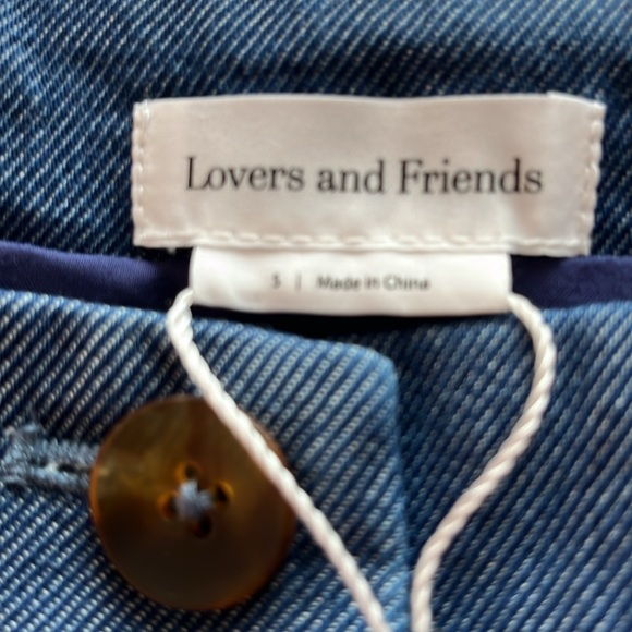 Denim Agathe Vest Top NWT by Lovers and Friends sz s - Picture 8 of 10